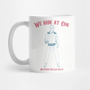 BravoCon "We Ride at Con!" - Andy Cohen Mug